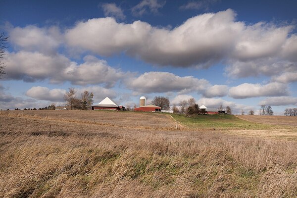 Rural farmland in America